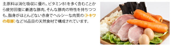 ドットわん豚ごはん【無添加・自然食・小粒・国内生産】