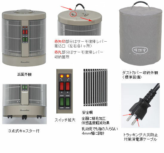 遠赤外線パネルヒーター暖話室1000型【愛犬用電源コードカバー贈呈】